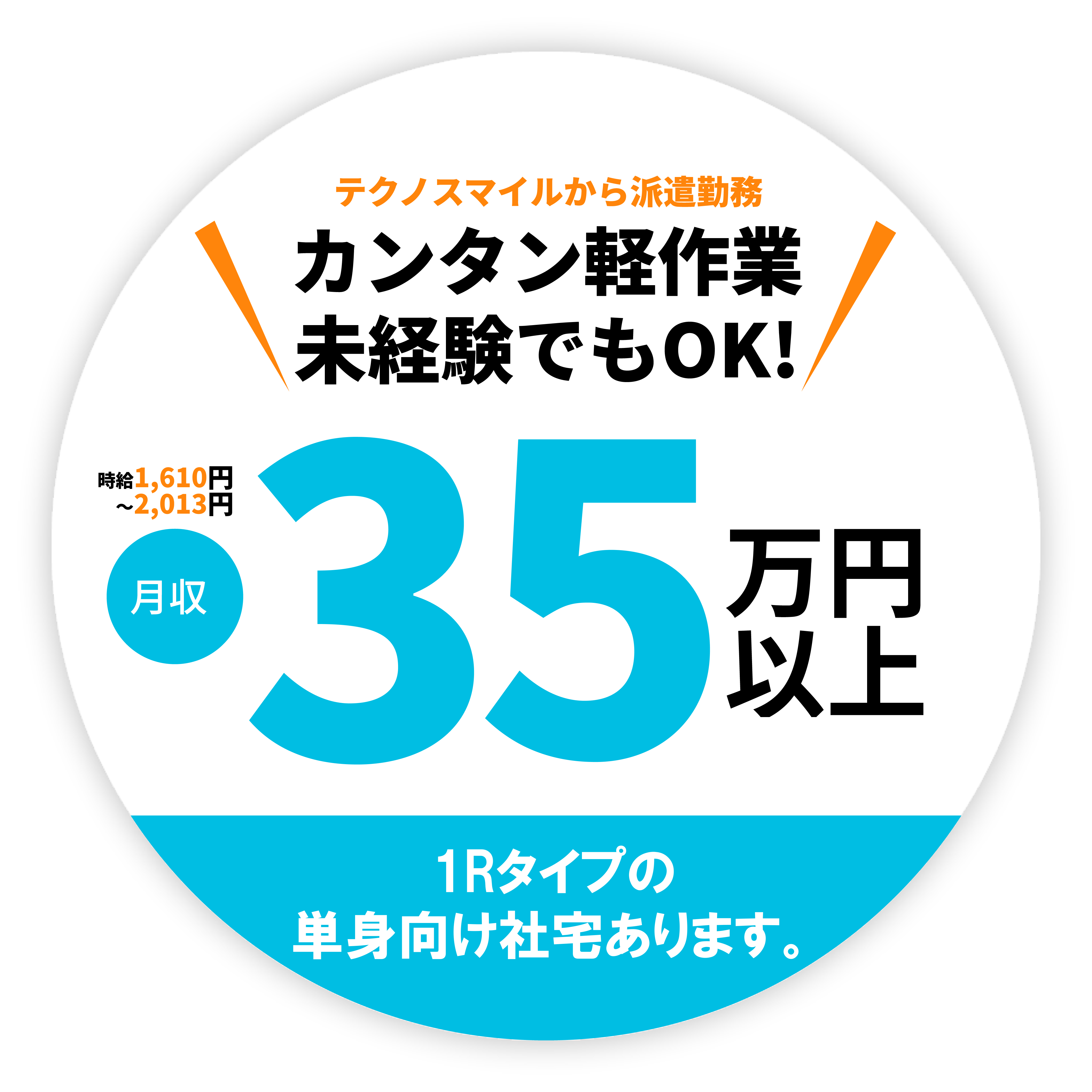 カンタン軽作業 未経験でもOK!